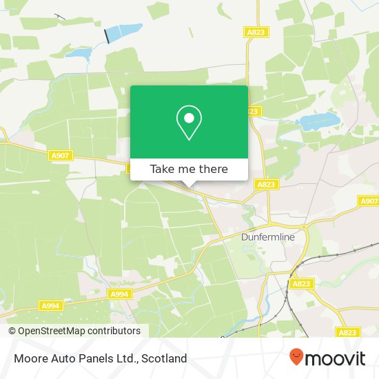 Moore Auto Panels Ltd. map