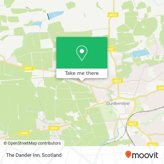 The Dander Inn map