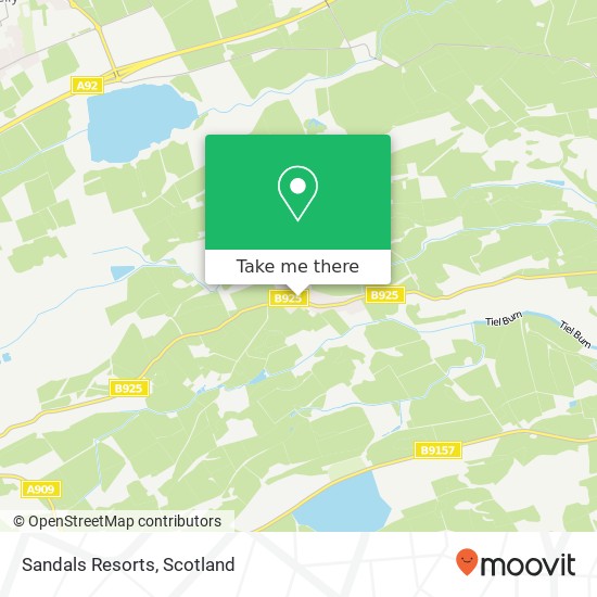 Sandals Resorts map
