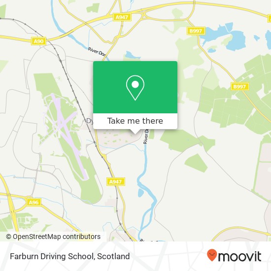 Farburn Driving School map