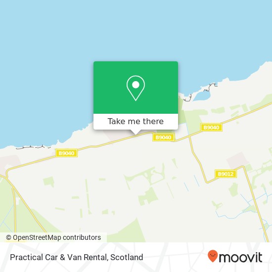 Practical Car & Van Rental map