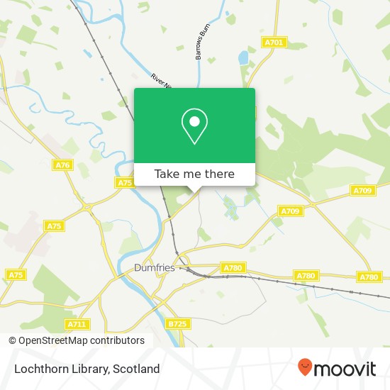 Lochthorn Library map