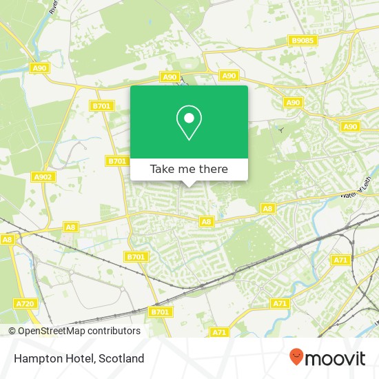 Hampton Hotel map