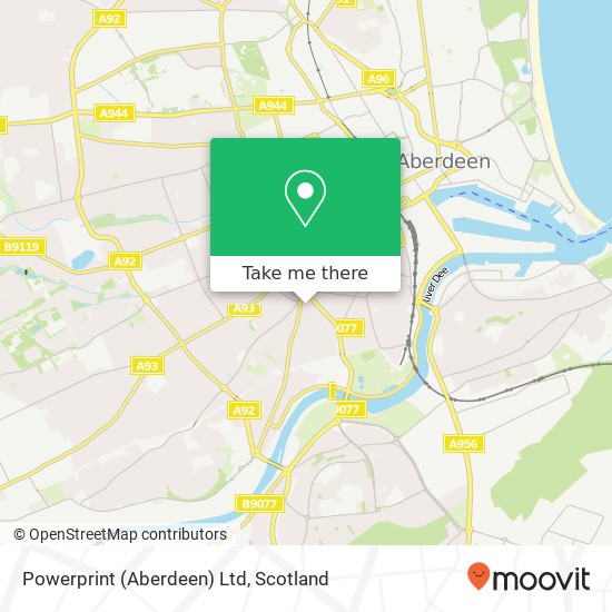 Powerprint (Aberdeen) Ltd map