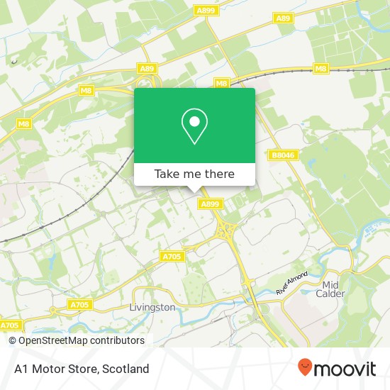 A1 Motor Store map