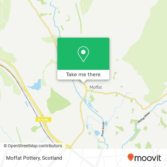 Moffat Pottery map