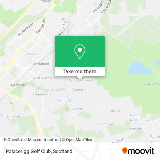 Palacerigg Golf Club map