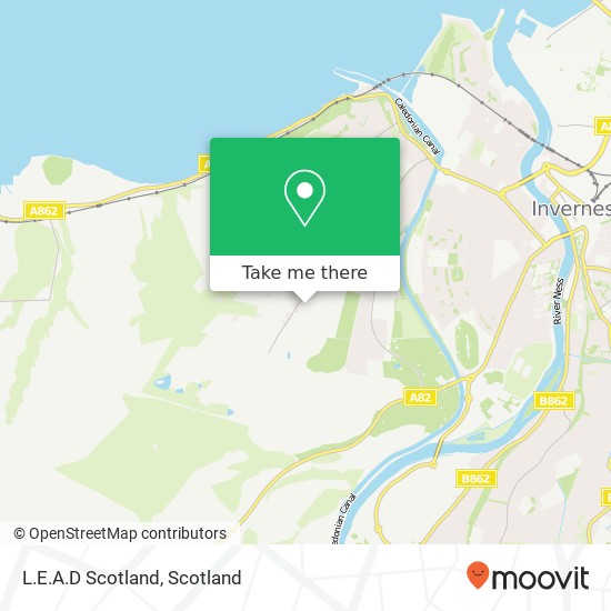 L.E.A.D Scotland map