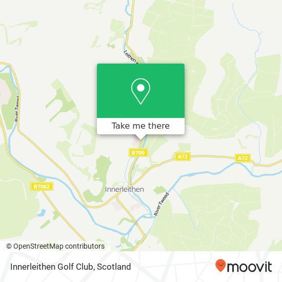 Innerleithen Golf Club map