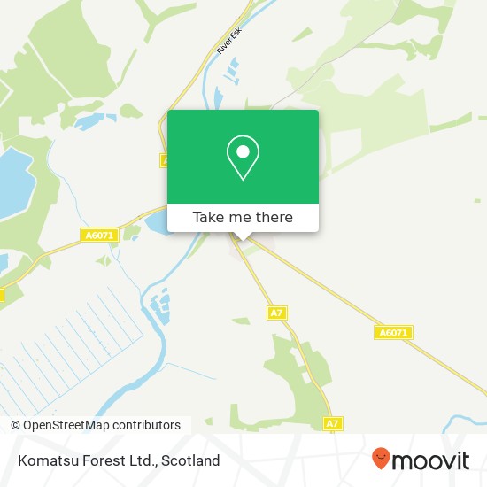 Komatsu Forest Ltd. map