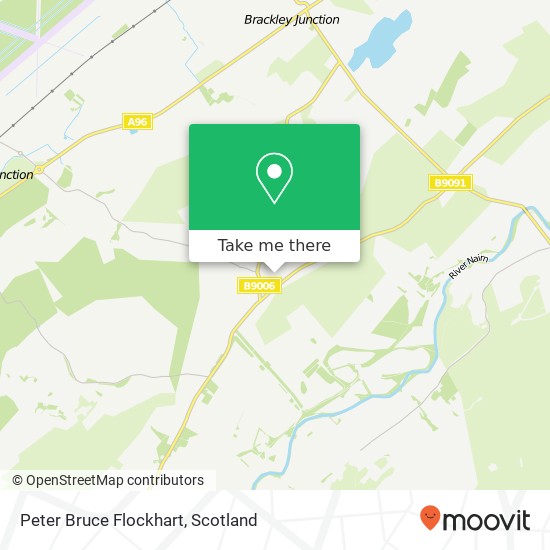 Peter Bruce Flockhart map