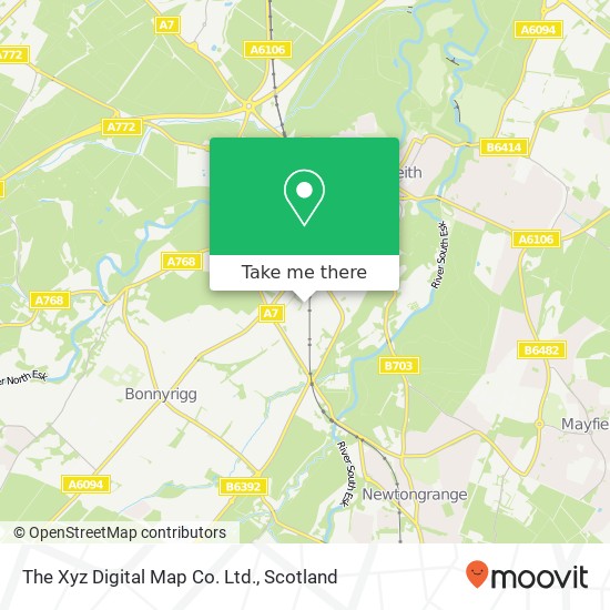 The Xyz Digital Map Co. Ltd. map