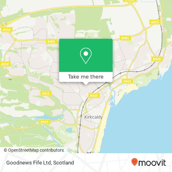 Goodnews Fife Ltd map