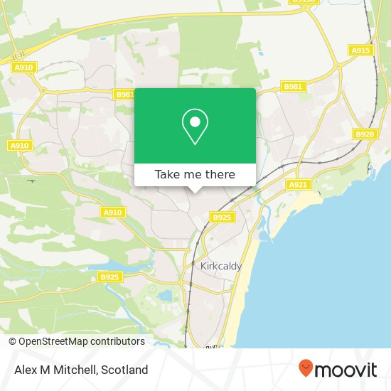 Alex M Mitchell map