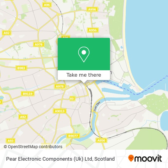Pear Electronic Components (Uk) Ltd map