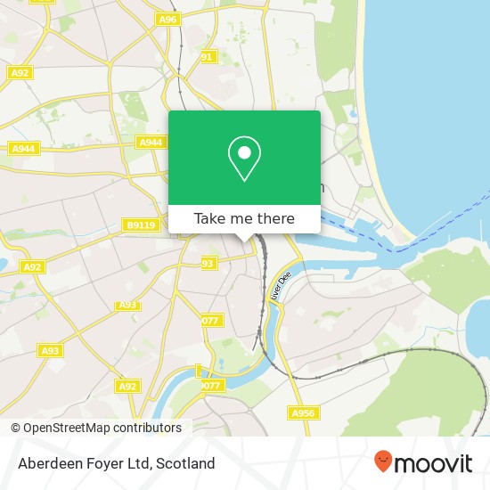 Aberdeen Foyer Ltd map