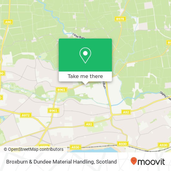 Broxburn & Dundee Material Handling map