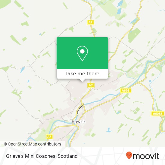Grieve's Mini Coaches map