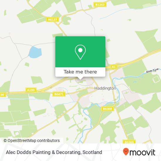 Alec Dodds Painting & Decorating map