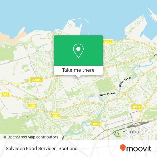 Salvesen Food Services map
