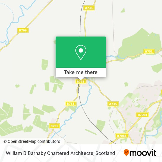 William B Barnaby Chartered Architects map
