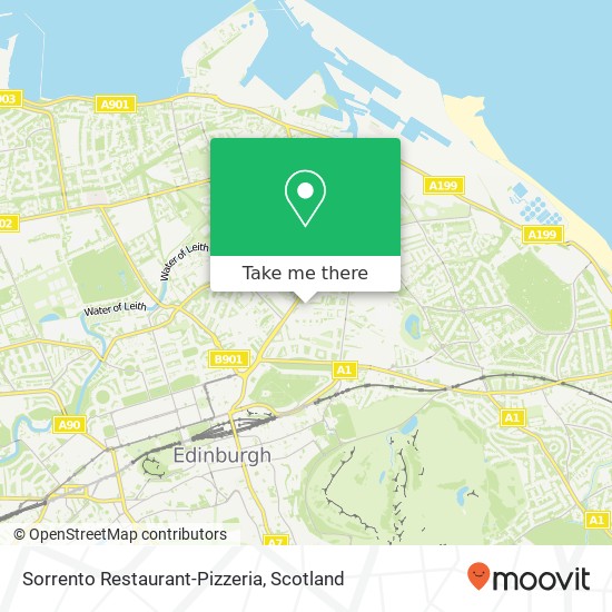 Sorrento Restaurant-Pizzeria map