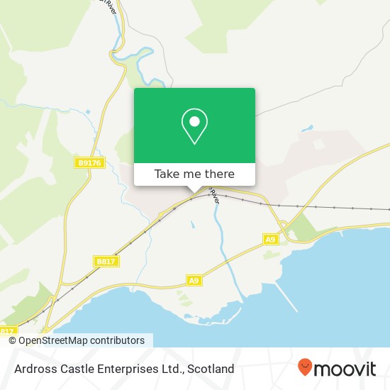 Ardross Castle Enterprises Ltd. map