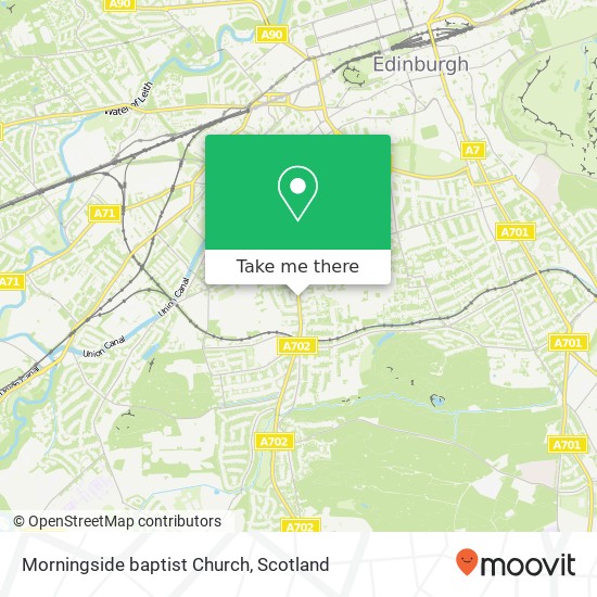 Morningside baptist Church map