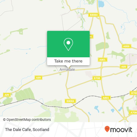 The Dale Cafe map