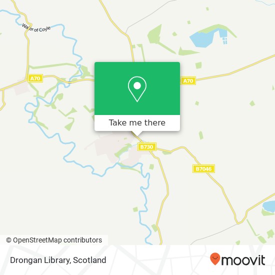 Drongan Library map