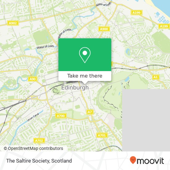 The Saltire Society map