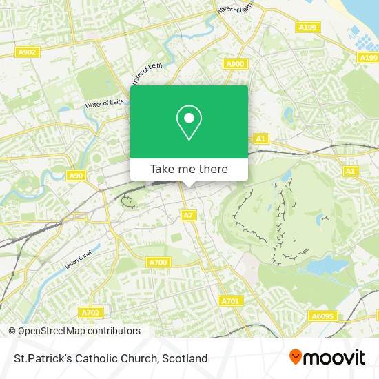 St.Patrick's Catholic Church map