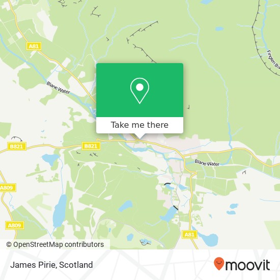 James Pirie map