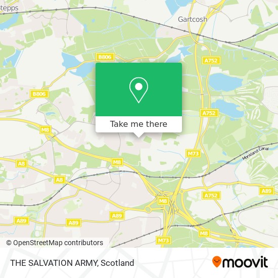 THE SALVATION ARMY map