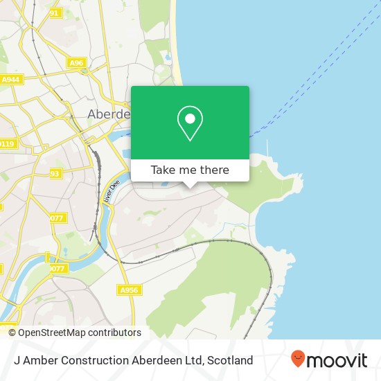 J Amber Construction Aberdeen Ltd map