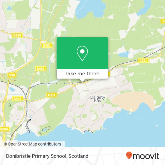 Donibristle Primary School map
