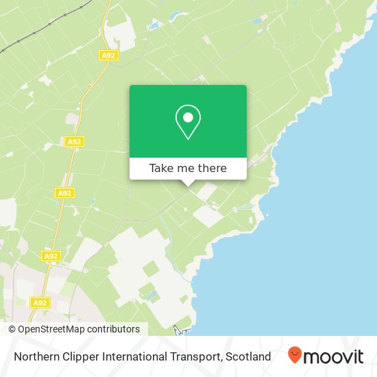Northern Clipper International Transport map
