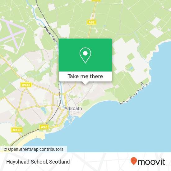 Hayshead School map