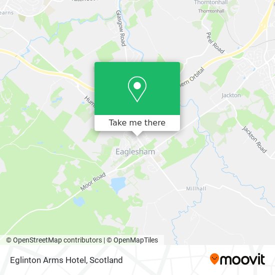 Eglinton Arms Hotel map