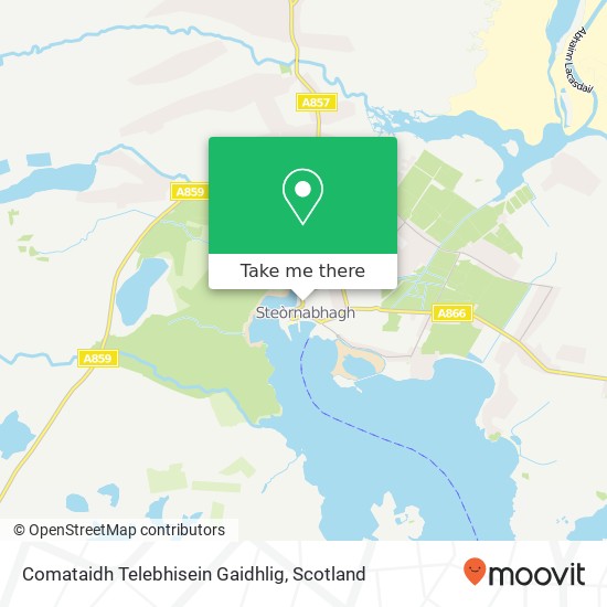 Comataidh Telebhisein Gaidhlig map
