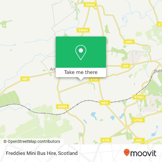 Freddies Mini Bus Hire map