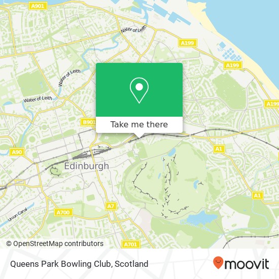 Queens Park Bowling Club map