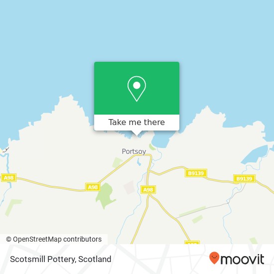 Scotsmill Pottery map