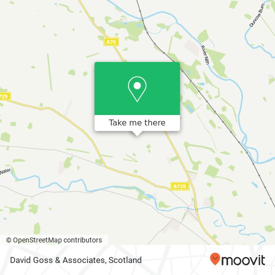 David Goss & Associates map