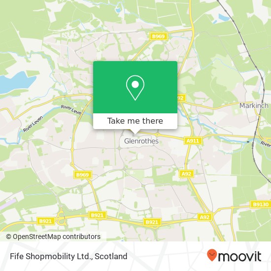 Fife Shopmobility Ltd. map