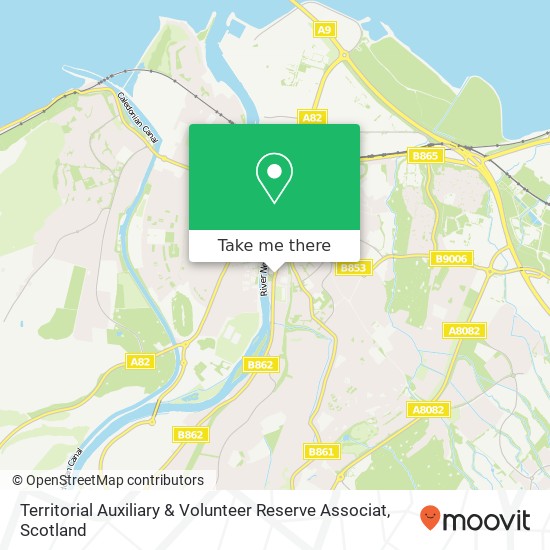 Territorial Auxiliary & Volunteer Reserve Associat map