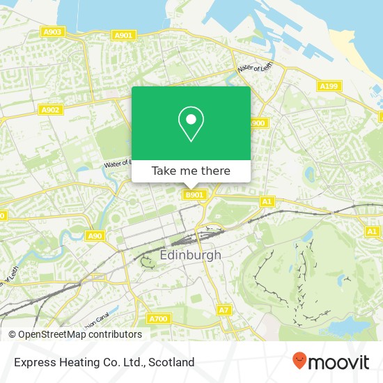 Express Heating Co. Ltd. map