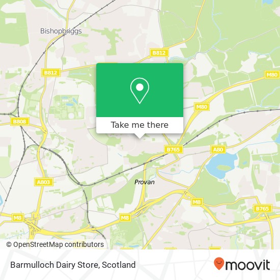 Barmulloch Dairy Store map