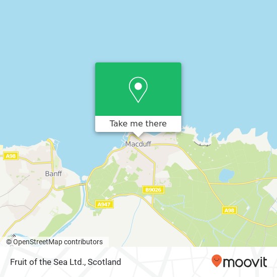 Fruit of the Sea Ltd. map