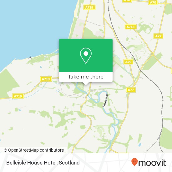 Belleisle House Hotel map